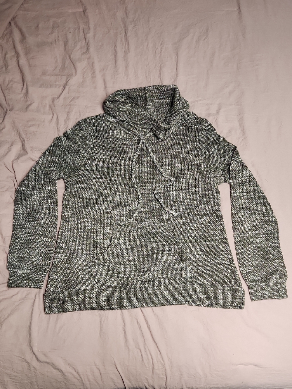 Stitch Fix Loveappella Green Cowl Neck Knit